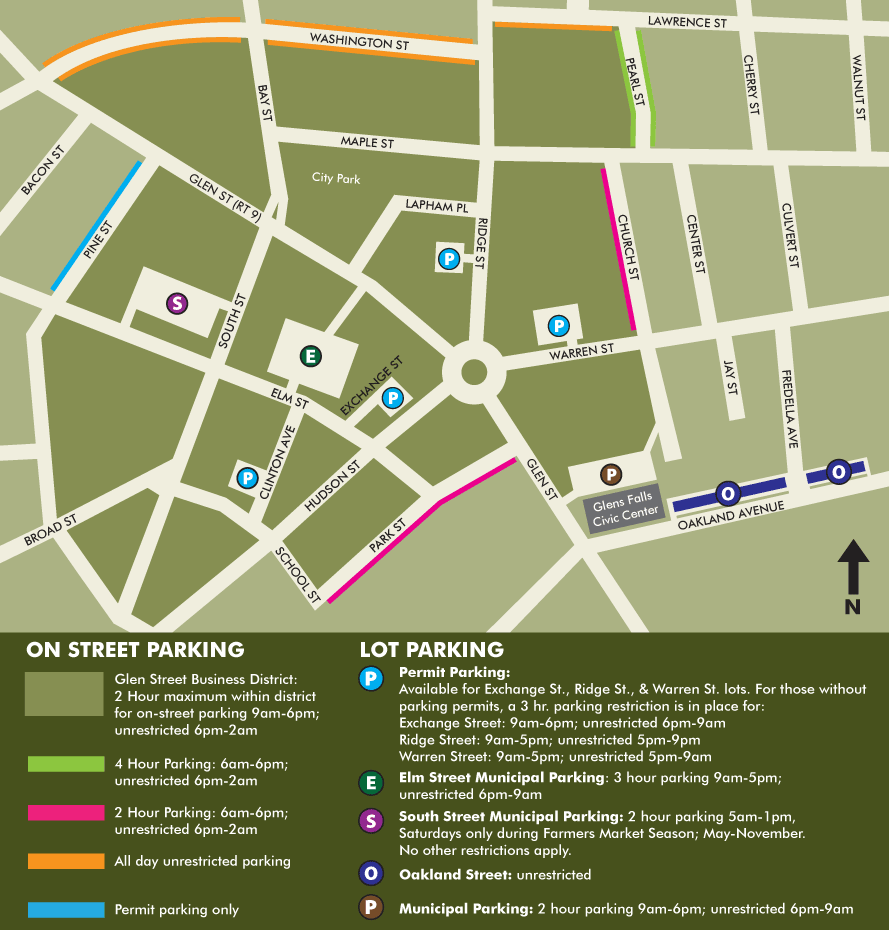 Find Where To Park In Glens Falls NY With Your Parking Map